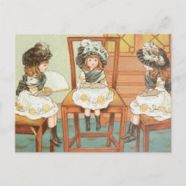 "Drei kleine Schwestern" Postkarte