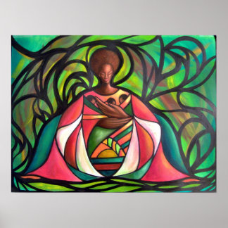 Drei kleine Vögel Poster