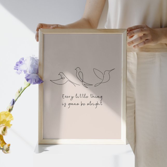 Drei kleine Vögel Song Kinder Schlafzimmer Kunst P Poster (Von Creator hochgeladen)