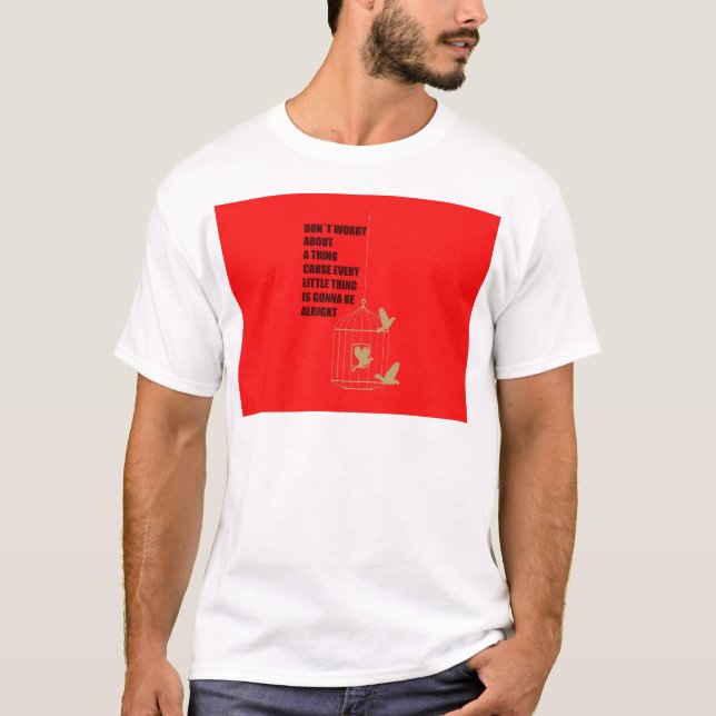 Drei kleine Vögel T-Shirt (Vorderseite)