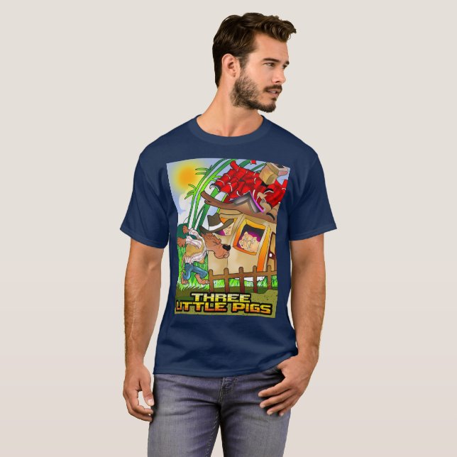 Drei kleiner Schwein-T - Shirt (Vorne ganz)