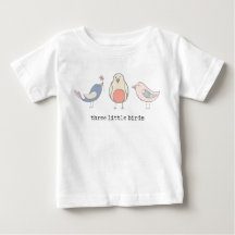 Drei kleines Vogel-T-Shirt