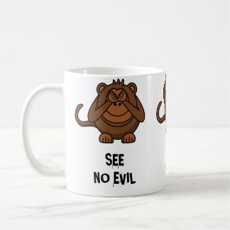 Drei kluge Affen Tasse