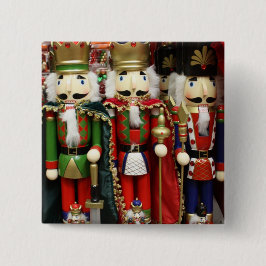 Drei kluge Cracker - Nutcracker Soldiers Button