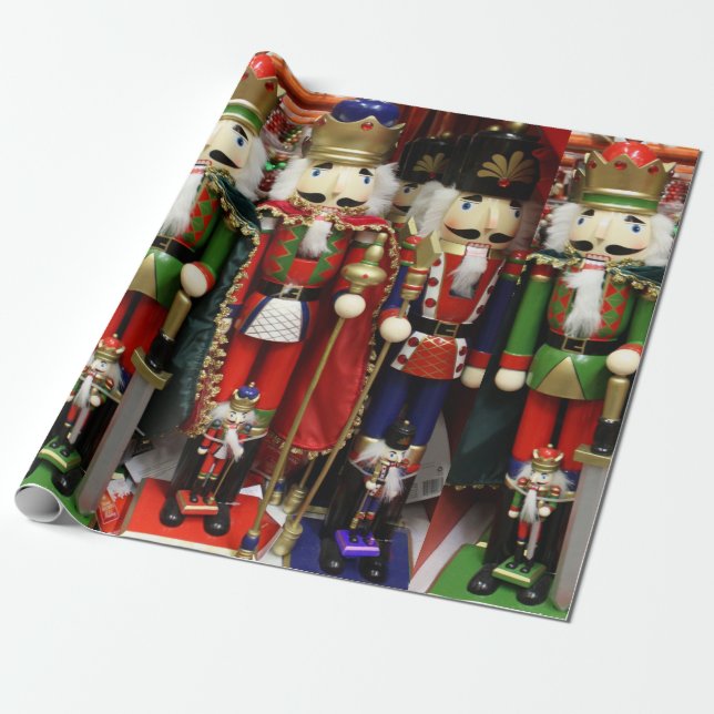 Drei kluge Cracker - Nutcracker Soldiers Geschenkpapier (Ungerollt)