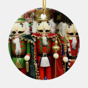 Drei kluge Cracker - Nutcracker Soldiers Keramik Ornament
