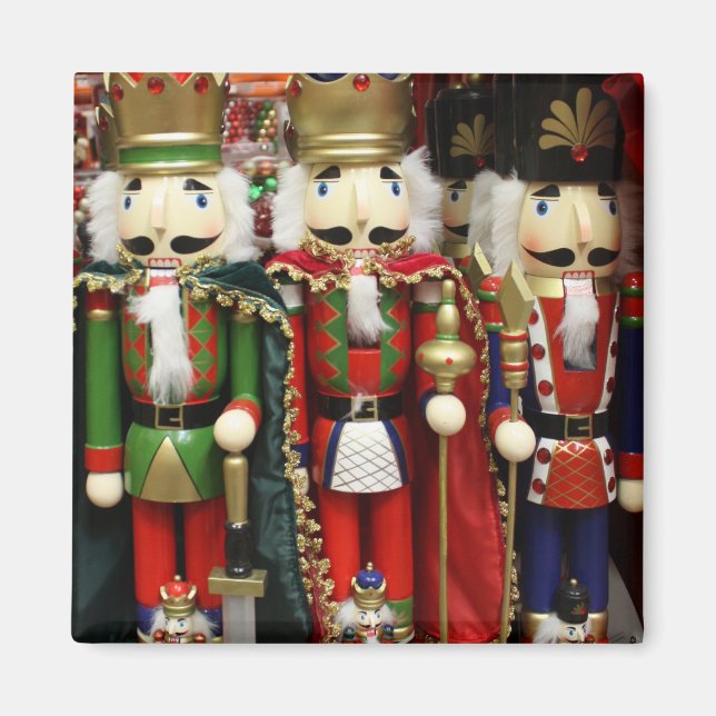 Drei kluge Cracker - Nutcracker Soldiers Magnet (Vorne)