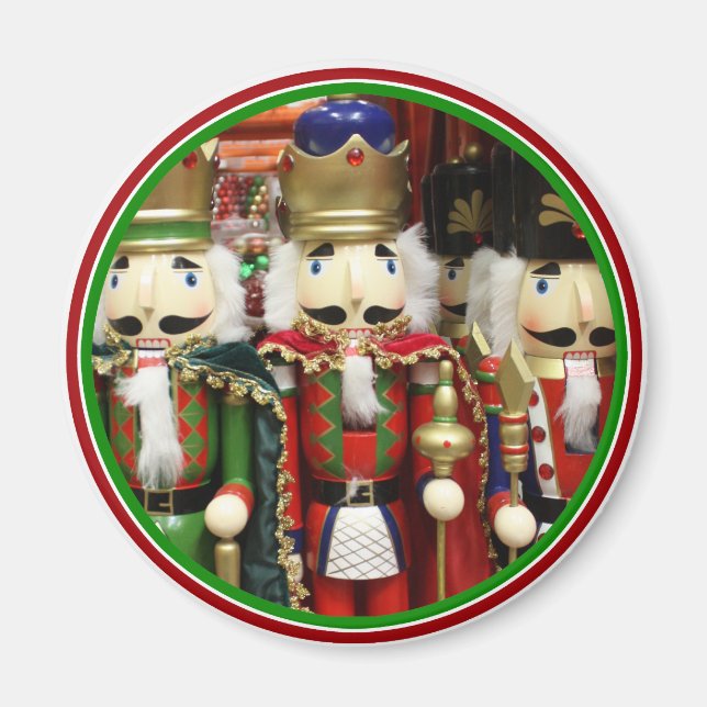 Drei kluge Cracker - Nutcracker Soldiers Magnet (Vorne)