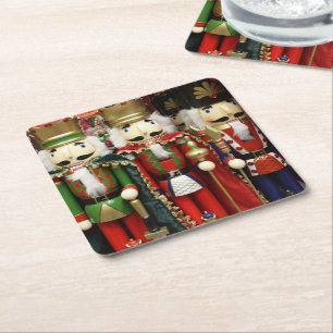 Drei kluge Cracker - Nutcracker Soldiers Rechteckiger Pappuntersetzer