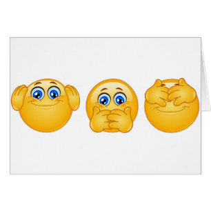 drei kluge Emojis