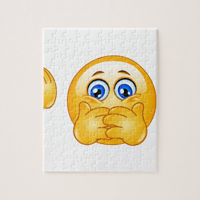 drei kluge Emojis Puzzle (Vertikal)