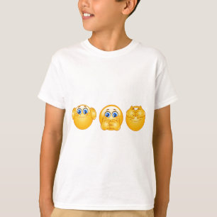 drei kluge Emojis T-Shirt