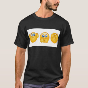 drei kluge Emojis T-Shirt