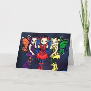 "Drei kluge Fee" Grußkarte Karte