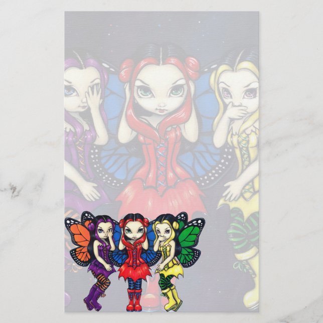 "Drei kluge Feen-" Briefpapier (Vorderseite)