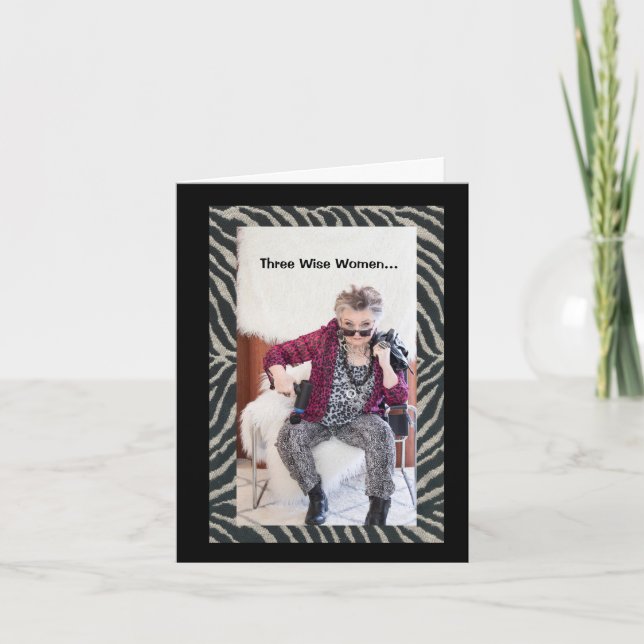 Drei kluge Frauen hätten ... Karte (Vorderseite)