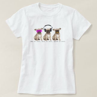 Drei kluge Stier-Hunde T-Shirt