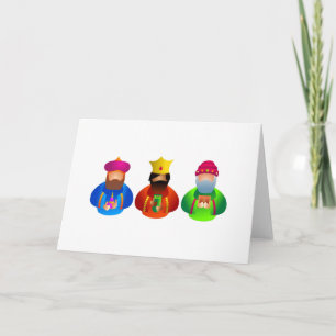 Drei Könige Feiertagskarte