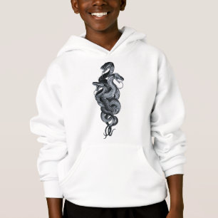 Drei-Köpfe-Schlange-Meisterwerk Hoodie