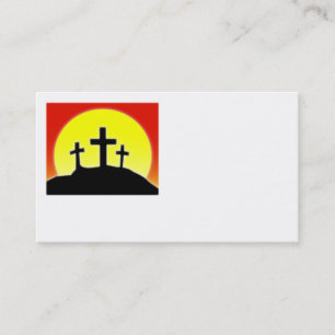 Drei Kreuz-Visitenkarte-Entwurf Visitenkarte
