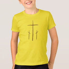 Drei Kreuze auf Calvary T-Shirt