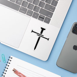 Drei Kreuze Christliches Kruzifix-Sticker Aufkleber