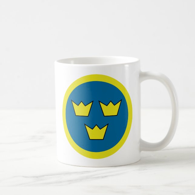 Drei Kronen-Schwede-Insignien Tasse (Rechts)