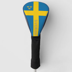 Drei Kronen Schwedische Flagge Golf Headcover