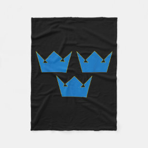 Drei Kronen TRE KRONOR Schweden Symbol Schwedisch Fleecedecke