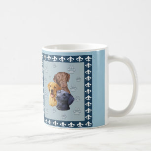Drei Labrador Kaffee Tasse