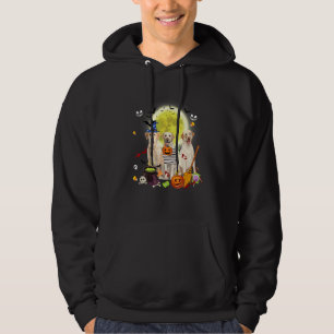 Drei Labradorhunde Hexe Gruselige Mumie Halloween Hoodie