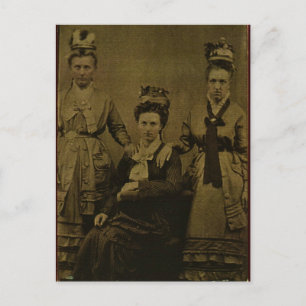 Drei Landesfrauen um 1870 Postkarte