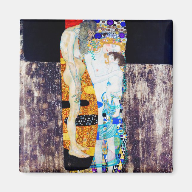 Drei Lebensjahre, Gustav Klimt Magnet (Vorne)