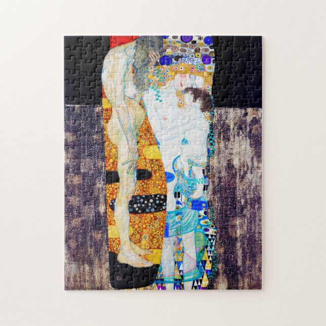 Drei Lebensjahre, Gustav Klimt Puzzle (Vertikal)