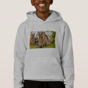 drei Lemuren auf Hanes ComfortBlend® Hoodie