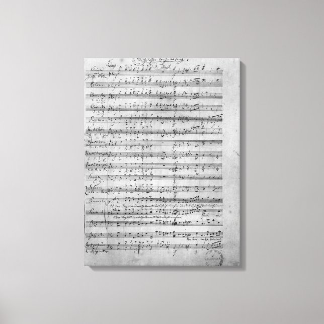 Drei Lieder Leinwanddruck (Vorderseite)