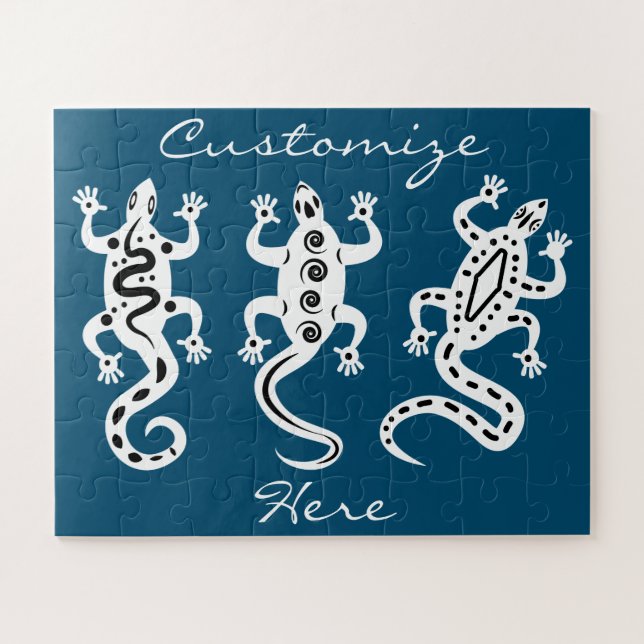 Drei Lizards Thunder_Cove Südwest Style Puzzle (Horizontal)