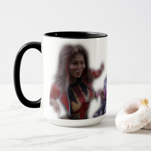 Drei lustige Damen Tasse (Mit Donut)