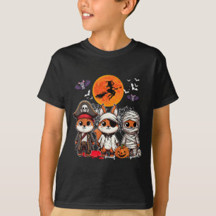 Drei lustige Eichhörnchen Kostüm Pirate Boo Mummy T-Shirt