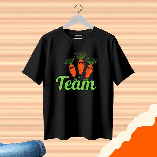 Drei lustige Karotten T-Shirt (Von Creator hochgeladen)