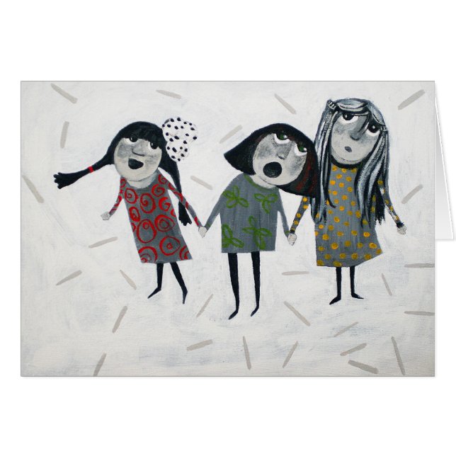 drei Mädchen (Vorderseite (Horizontal))