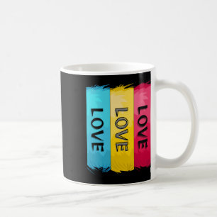 Drei-mal-Liebe-Design Kaffeetasse