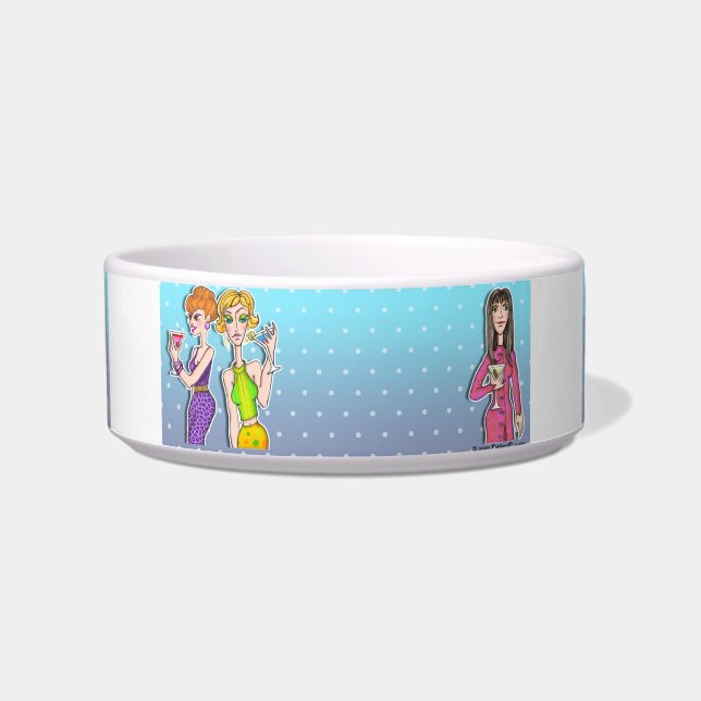 DREI MARTINI DIVAS COCKTAIL SNACK BOWL NAPF (Vorderseite)