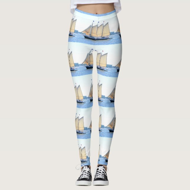 Drei-Mastschwärmer-Segler Leggings (Vorderseite)