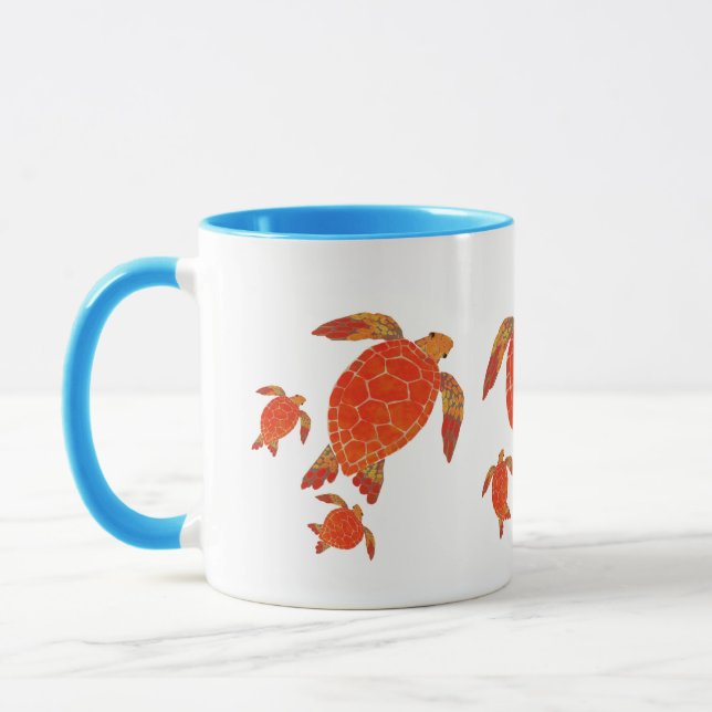 Drei-Meer-Schildkröten Tasse (Links)