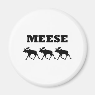 Drei Meese lustig Magnet