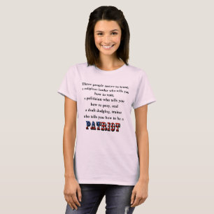 Drei Menschen vertrauen nie: T-Shirt