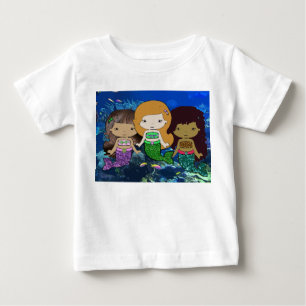Drei Mermaids Kleinkind Dress Baby T-shirt
