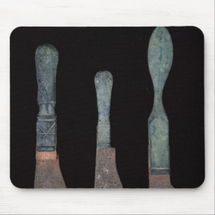 Drei Messer von Pompeji, römisch, c.100 BC-79 Mousepad