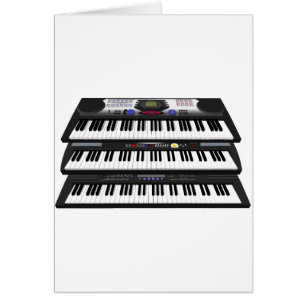 Drei moderne Tastaturen: Synthesizer: